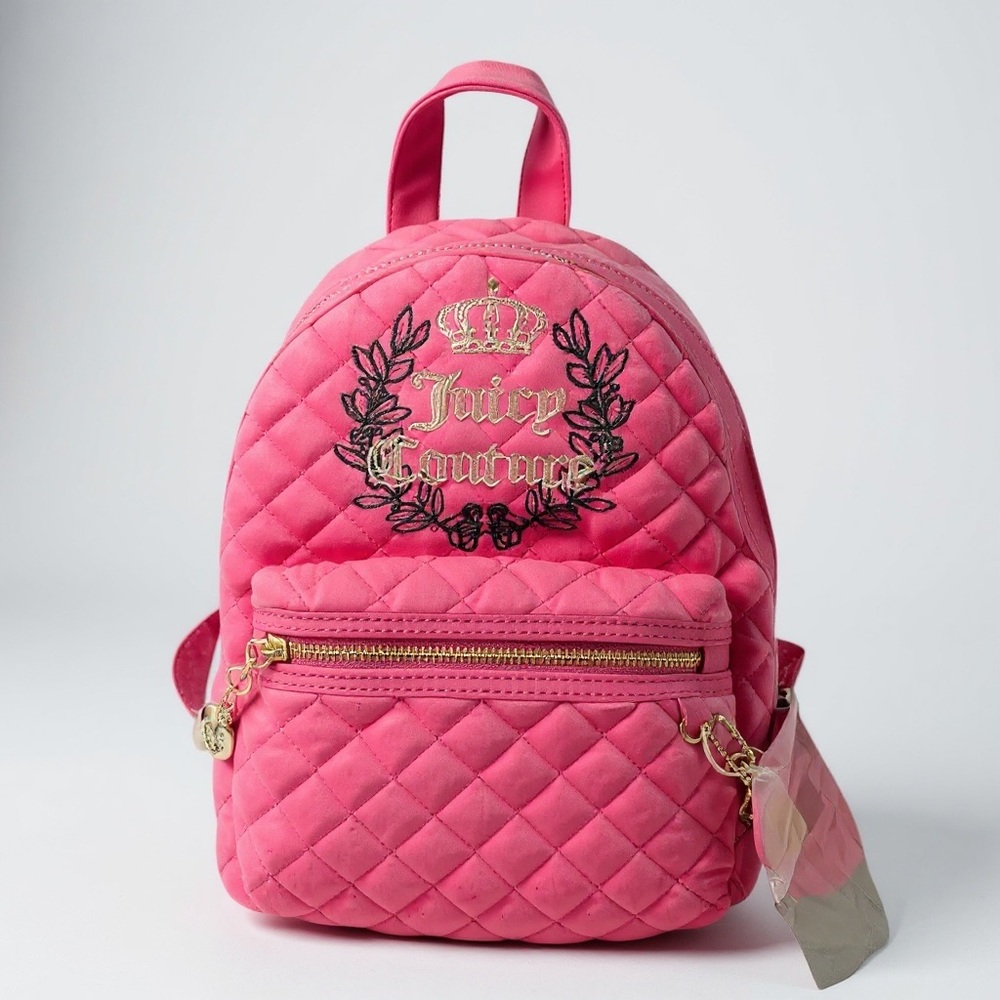 Juicy Couture Royal Pink Quilted Handbag
